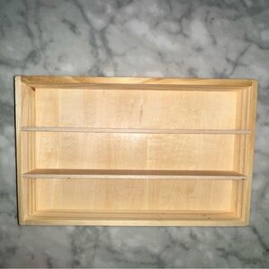 Ningbo tooky toy trinket Wooden Display Shelf